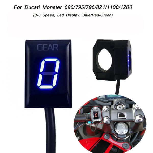 for 696/795/796/821/1100/1200 motorcycle led red/blue/green display 0-6 speed level ecu plug mount kit waterproof
for 696/795/796/821/1100/1200 motorcycle led red/blue/green display 0-6 speed level ecu plug mount kit waterproof