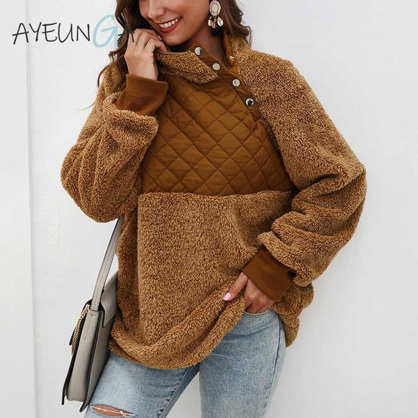 elegant fashion fur coat buttons splice casual soft female autumn winter coat women thickening high collar outwear, Black;brown
elegant fashion fur coat buttons splice casual soft female autumn winter coat women thickening high collar outwear, Black;brown