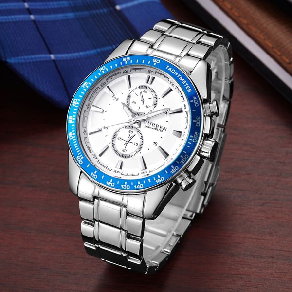 new arrivals timelimited designers fashion carian curren 8010 selling stainless steel quartz watch mens watch free, Slivery;brown
new arrivals timelimited designers fashion carian curren 8010 selling stainless steel quartz watch mens watch free, Slivery;brown