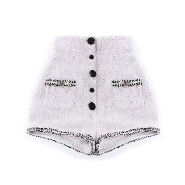 le palais vintage 2020 winter elegant vintage slim high rise warm shorts women pockets decoration embroidery buttons placket, White;black
le palais vintage 2020 winter elegant vintage slim high rise warm shorts women pockets decoration embroidery buttons placket, White;black