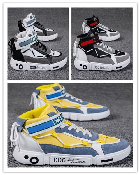 the new heavy-bottomed high-canvas shoes men shoes fashion student recreational sports shoes martin boots non-slip shock absorption, Black
the new heavy-bottomed high-canvas shoes men shoes fashion student recreational sports shoes martin boots non-slip shock absorption, Black