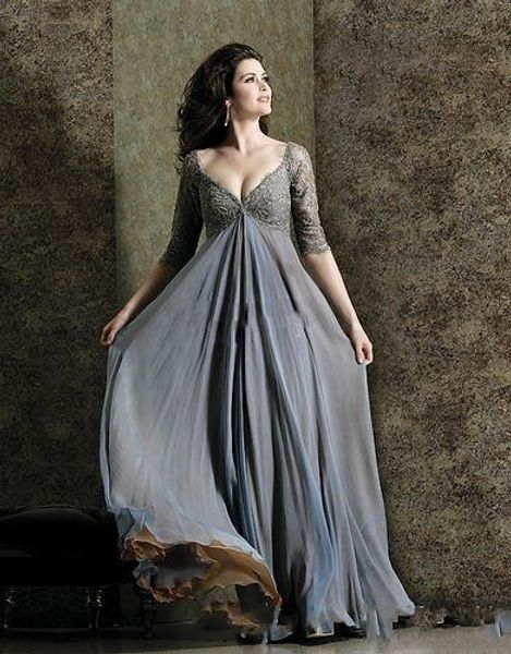 custom-made plus size a line long evening gown 2019 new v neck lace half sleeve mother of the bride dresses chiffon celebrity dresses 397, Black;red
custom-made plus size a line long evening gown 2019 new v neck lace half sleeve mother of the bride dresses chiffon celebrity dresses 397, Black;red