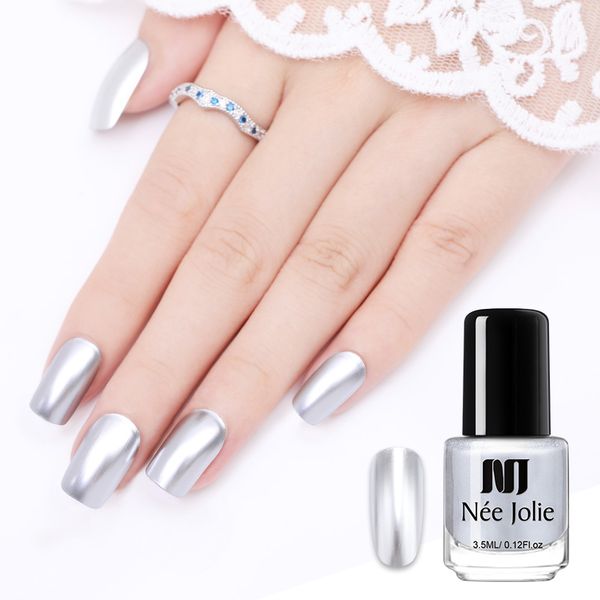 nee jolie 3.5/7.5ml mirror nail polish silver color metallic varnish mirror effect nail art polish lacque manicur
nee jolie 3.5/7.5ml mirror nail polish silver color metallic varnish mirror effect nail art polish lacque manicur
