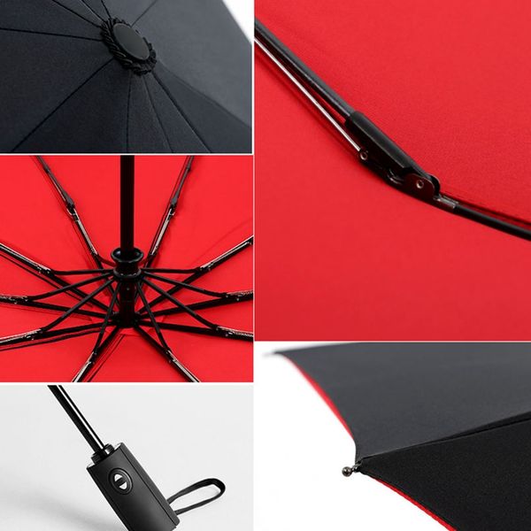 full automatic oversize reinforced umbrella three folding male female parasol umbrella rain women windproof business umbrella
full automatic oversize reinforced umbrella three folding male female parasol umbrella rain women windproof business umbrella