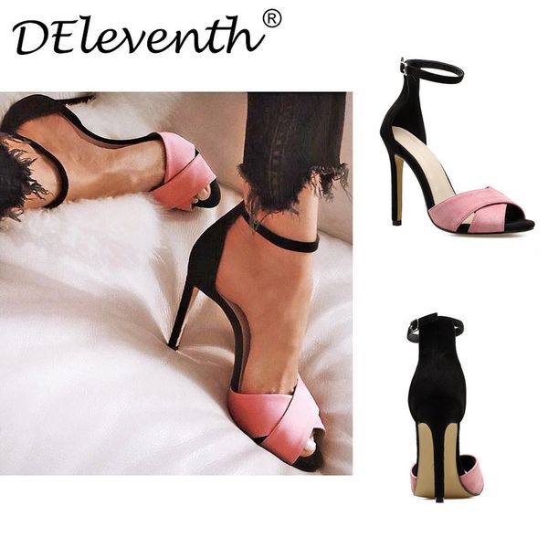 sandals summer women's shoes style fish mouth simple word with stiletto high heels club good quality, Black
sandals summer women's shoes style fish mouth simple word with stiletto high heels club good quality, Black