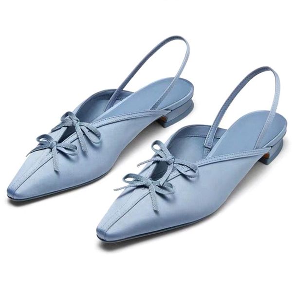 women low heels sandals pu bowknot pointed toe elegant shoes woman casual ladies slippers women's mules female shoes two wear, Black
women low heels sandals pu bowknot pointed toe elegant shoes woman casual ladies slippers women's mules female shoes two wear, Black