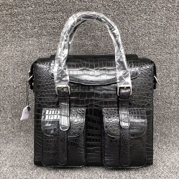 fashion genuine crocodile leather men flap pockets handbag exotic real alligator belly skin male large single cross shoulder bag
fashion genuine crocodile leather men flap pockets handbag exotic real alligator belly skin male large single cross shoulder bag