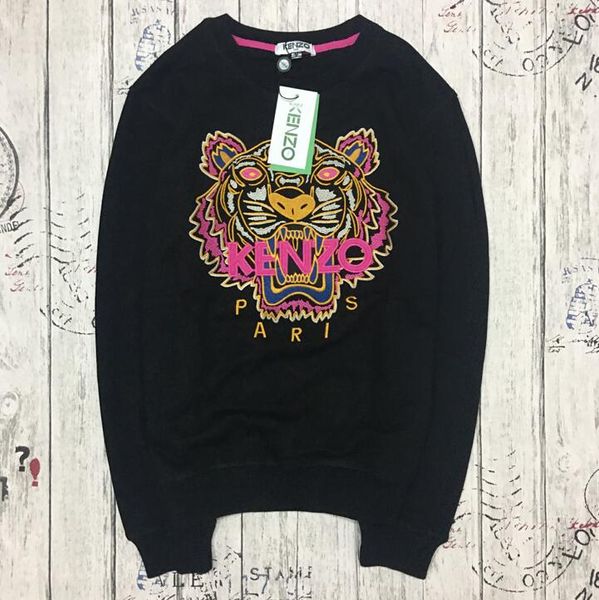 2019 new kenzos men sweatshirts embroidery tiger head sweater man woman long sleeve o-neck pullover embroidery pure cotton, Black
2019 new kenzos men sweatshirts embroidery tiger head sweater man woman long sleeve o-neck pullover embroidery pure cotton, Black