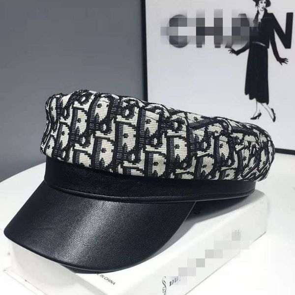 new monogram flat british navy duck tongue beret octagon fashion goddess autumn/winter essential, Blue;gray
new monogram flat british navy duck tongue beret octagon fashion goddess autumn/winter essential, Blue;gray