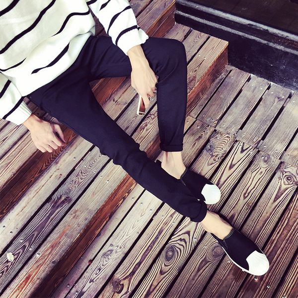 sale new men fashion casual korean style midi waist denim jeans slim fit pencil pants spring autumn trousers, Blue
sale new men fashion casual korean style midi waist denim jeans slim fit pencil pants spring autumn trousers, Blue