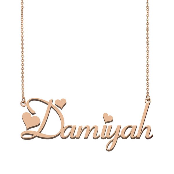 damiyah name necklace pendant for women girls birthday gift custom nameplate kids friends jewelry 18k gold plated stainless steel, Silver
damiyah name necklace pendant for women girls birthday gift custom nameplate kids friends jewelry 18k gold plated stainless steel, Silver