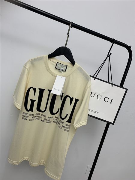 20 spring designs guqi luxury brands tshirt limited city print classic embroid letters tshirt casual tee men women tshirt 2.16, Gray;blue
20 spring designs guqi luxury brands tshirt limited city print classic embroid letters tshirt casual tee men women tshirt 2.16, Gray;blue