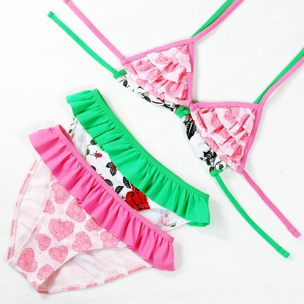 children's bikini girl split bikini swimsuit triangle swimsuit medium and large children, White;black
children's bikini girl split bikini swimsuit triangle swimsuit medium and large children, White;black