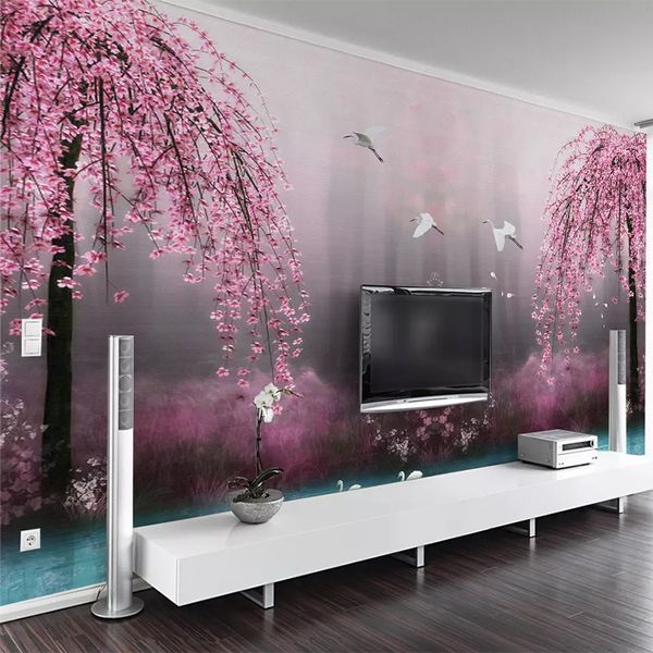 custom murals wallpaper 3d pink cherry blossom swan lake scenery p wall papers living room tv sofa bedroom background wall
custom murals wallpaper 3d pink cherry blossom swan lake scenery p wall papers living room tv sofa bedroom background wall