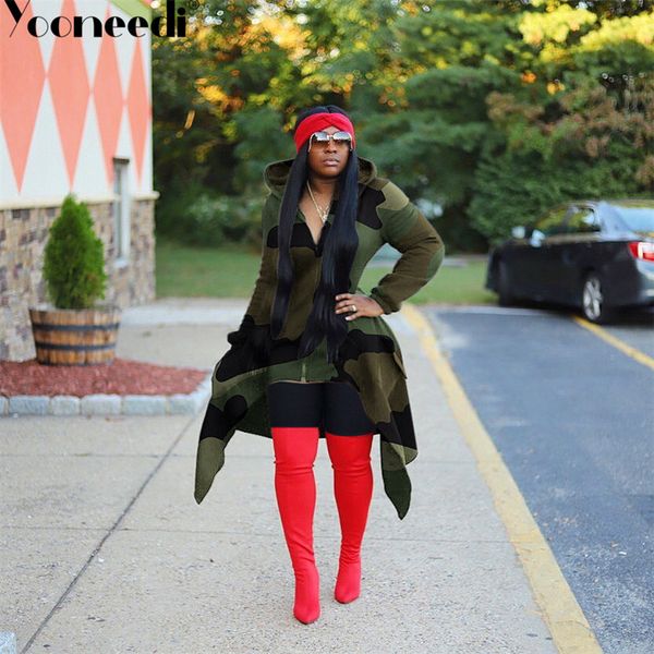 yooneedi 2019 winter design high street women dress 3 color camouflage hooded full sleeve ladies midi dress moy-5125, Black;gray
yooneedi 2019 winter design high street women dress 3 color camouflage hooded full sleeve ladies midi dress moy-5125, Black;gray