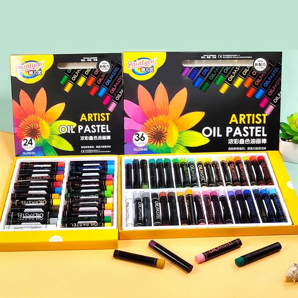 12/18/24/36 colors soft oil pastel crayons set drawing set for kids gifts artist students painting graffiti school art supplies
12/18/24/36 colors soft oil pastel crayons set drawing set for kids gifts artist students painting graffiti school art supplies