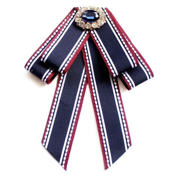 i-remiel women's bank l professional striped rhinestone bow brooch for girl student dress bows knot shirt collar accessories, Black;blue
i-remiel women's bank l professional striped rhinestone bow brooch for girl student dress bows knot shirt collar accessories, Black;blue