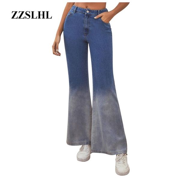 new jeans for women gradient denim zipper flare jeans trousers loose pants bell bottom high waist 2020 mom, Blue
new jeans for women gradient denim zipper flare jeans trousers loose pants bell bottom high waist 2020 mom, Blue