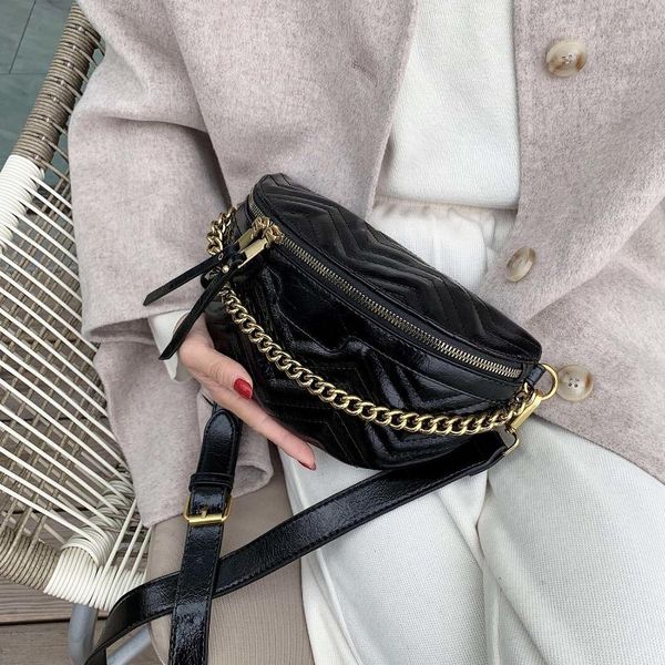 fashion chest bags lady pu leather chain desingn crossbody shoulder messenger bag 2020 female travel handbags and purses
fashion chest bags lady pu leather chain desingn crossbody shoulder messenger bag 2020 female travel handbags and purses