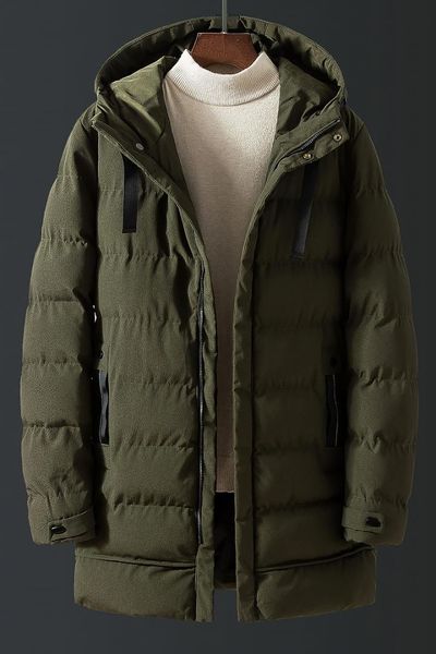 winter coat men parkas 2019 men's hoodie long padded jacket men's coat thickened padded jacket, Black
winter coat men parkas 2019 men's hoodie long padded jacket men's coat thickened padded jacket, Black