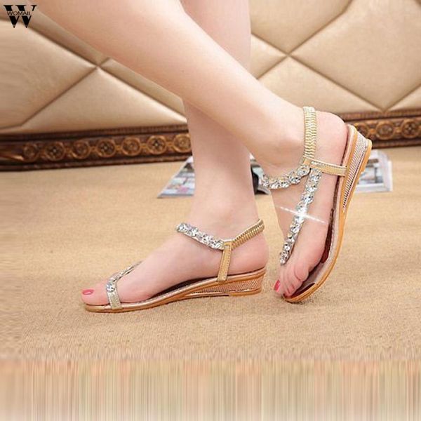 2019 fahsion woman summer sandals rhinestone flats platform wedges heels shoes female flip flops sandals jan14, Black
2019 fahsion woman summer sandals rhinestone flats platform wedges heels shoes female flip flops sandals jan14, Black