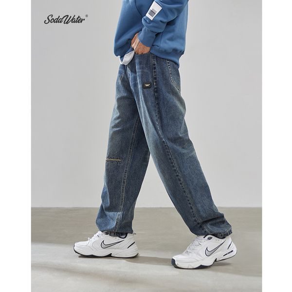 soda men's clothing | new spring and summer 2020 japanese contracted torn by hand wash water do old men's jeans, Blue
soda men's clothing | new spring and summer 2020 japanese contracted torn by hand wash water do old men's jeans, Blue