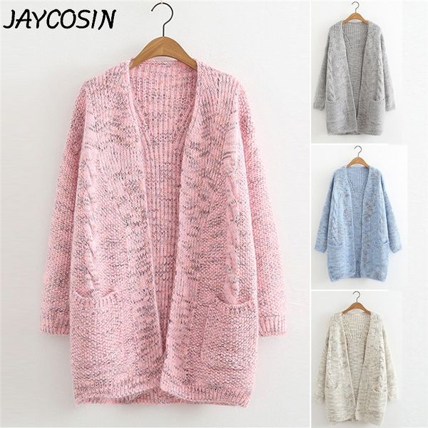 jaycosin women sweaters 2019 autumn winter casual solid open front cardigans jumper knitted sweater sweater coat jy22, White
jaycosin women sweaters 2019 autumn winter casual solid open front cardigans jumper knitted sweater sweater coat jy22, White