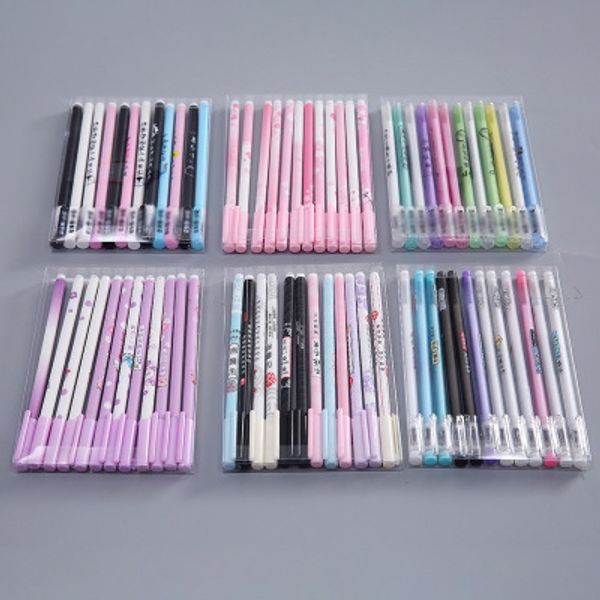 12pcs/set cute gel pen color ink cat pen fresh kawaii school canetas boligrafos gift stationery office supplies 0.5mm
12pcs/set cute gel pen color ink cat pen fresh kawaii school canetas boligrafos gift stationery office supplies 0.5mm