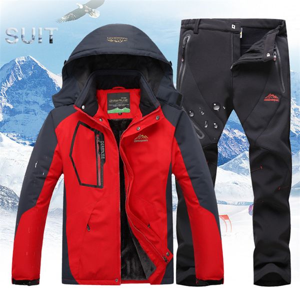 2019 new male winter hiking jackets outdoor sports suit men jackets + pants for trekking hiking skiing sportwear windbreaker, Blue;black
2019 new male winter hiking jackets outdoor sports suit men jackets + pants for trekking hiking skiing sportwear windbreaker, Blue;black