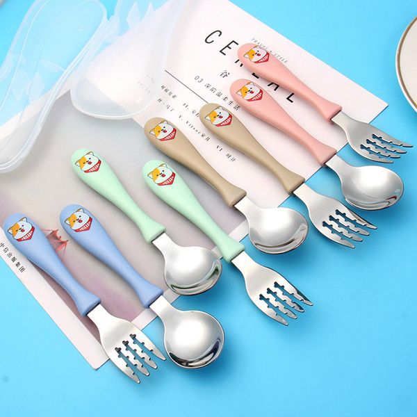 cute forks spoons stainless steel 304 forks spoons set baby forks spoons set with pp handle
cute forks spoons stainless steel 304 forks spoons set baby forks spoons set with pp handle