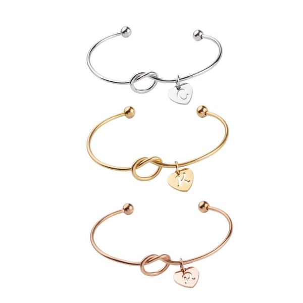 stainless steel love knotted bracelet with peach heart love english letters personality open bracelet, Black
stainless steel love knotted bracelet with peach heart love english letters personality open bracelet, Black