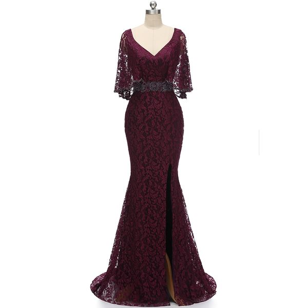 vkbridal lace evening dresses 2019 new gorgeous beaded beading v-neck mermaid long formal prom gowns with half sleeves, White;black
vkbridal lace evening dresses 2019 new gorgeous beaded beading v-neck mermaid long formal prom gowns with half sleeves, White;black