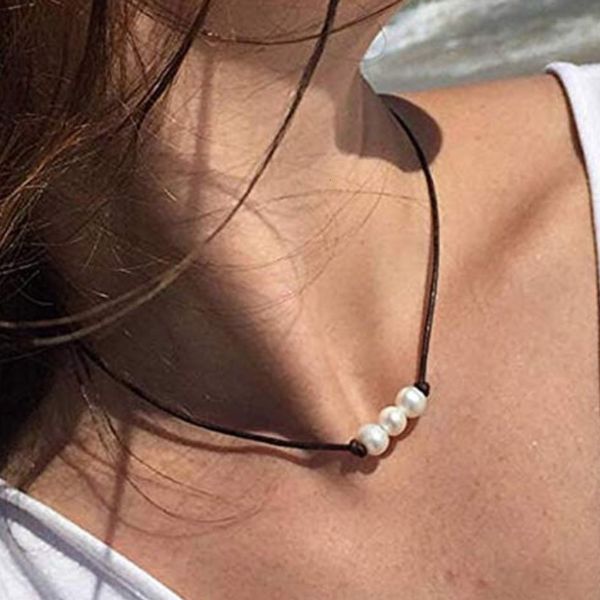 choker charms pearl necklace women fashion 2019 jewelry chain clavicle three bead manual black rope necklaces, Silver
choker charms pearl necklace women fashion 2019 jewelry chain clavicle three bead manual black rope necklaces, Silver