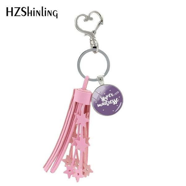 2019 new super maitresse je taime heart tassel keychain love you tassel keyring papy glass cabochon key chains jewelry, Silver
2019 new super maitresse je taime heart tassel keychain love you tassel keyring papy glass cabochon key chains jewelry, Silver