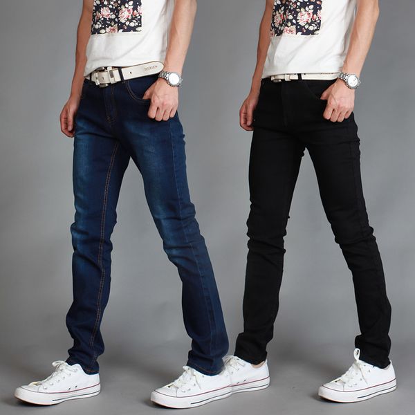2019 male jeans elastic force fashion slim/men pencil pants jeans simple pure cotton cowboy man leisure trousers, Blue
2019 male jeans elastic force fashion slim/men pencil pants jeans simple pure cotton cowboy man leisure trousers, Blue