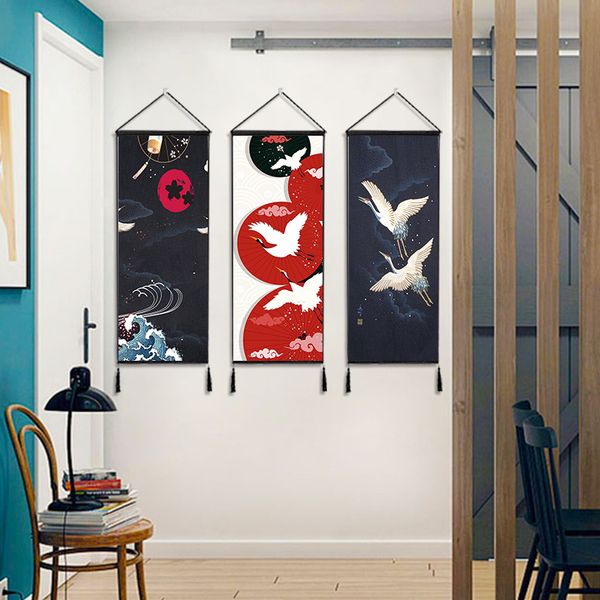 japan style posters and prints painting wall art home decor wall hanging tapestry cotton linen scroll painting with tassels
japan style posters and prints painting wall art home decor wall hanging tapestry cotton linen scroll painting with tassels