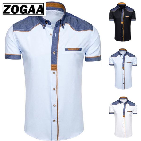 men's shirts fashion denim short sleeve formal shirts man casual summer clothing brand slim cotton plus size male, White;black
men's shirts fashion denim short sleeve formal shirts man casual summer clothing brand slim cotton plus size male, White;black