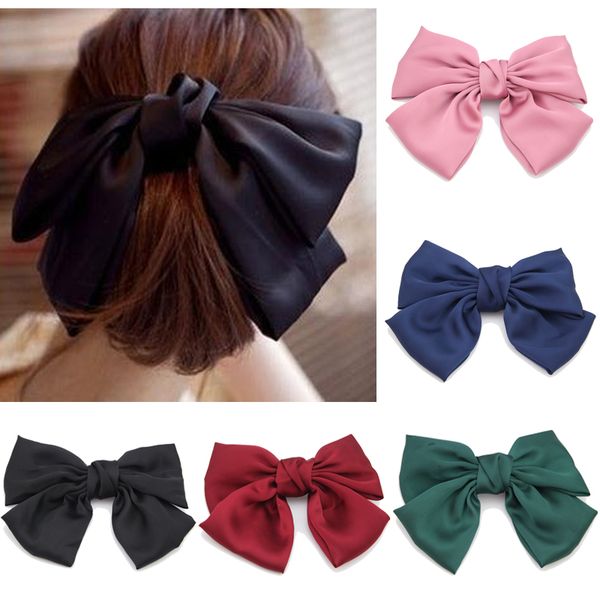 satin solid color big bows hair clips for women hair accessories korea flower printed barrettes 2 layer/3 layer bowknot hairpins, Slivery;white
satin solid color big bows hair clips for women hair accessories korea flower printed barrettes 2 layer/3 layer bowknot hairpins, Slivery;white