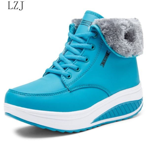 women winter boots warm women waterproof snow boots warm plush wedge waterproof suede flock casual shoes bota femin, Black
women winter boots warm women waterproof snow boots warm plush wedge waterproof suede flock casual shoes bota femin, Black