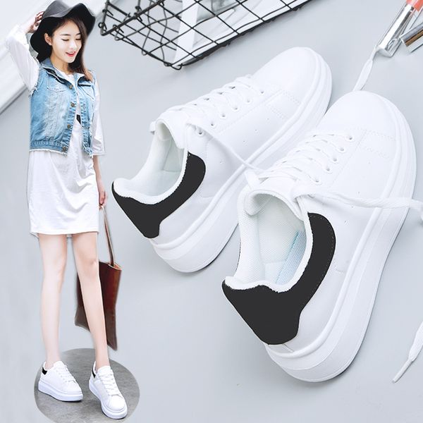 women casual shoes vulcanize sneaker wedge woman new breathable round toe women white shoes lace-up platform nvx19, Black
women casual shoes vulcanize sneaker wedge woman new breathable round toe women white shoes lace-up platform nvx19, Black
