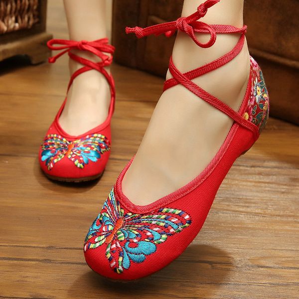 2018 women new ethnic butterfly printed ankle strap low increasing heels female casual cotton fabric lace up shoes ladies soft, Black
2018 women new ethnic butterfly printed ankle strap low increasing heels female casual cotton fabric lace up shoes ladies soft, Black