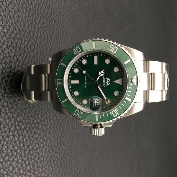 watches men green ceramic bezel stainless steel 40mm automatic mechanical wristwatch 116610 gift, Slivery;brown
watches men green ceramic bezel stainless steel 40mm automatic mechanical wristwatch 116610 gift, Slivery;brown