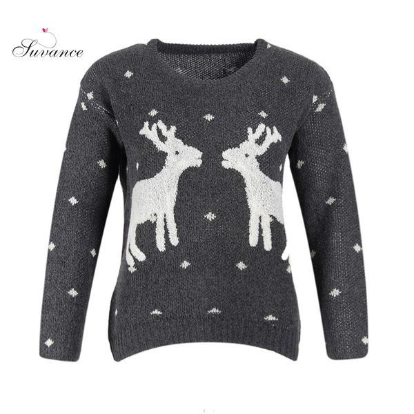 winter christmas casual knitted 2 reindeer print color sweater patchwork loose women basic pullover jl-mmy6139, White;black
winter christmas casual knitted 2 reindeer print color sweater patchwork loose women basic pullover jl-mmy6139, White;black