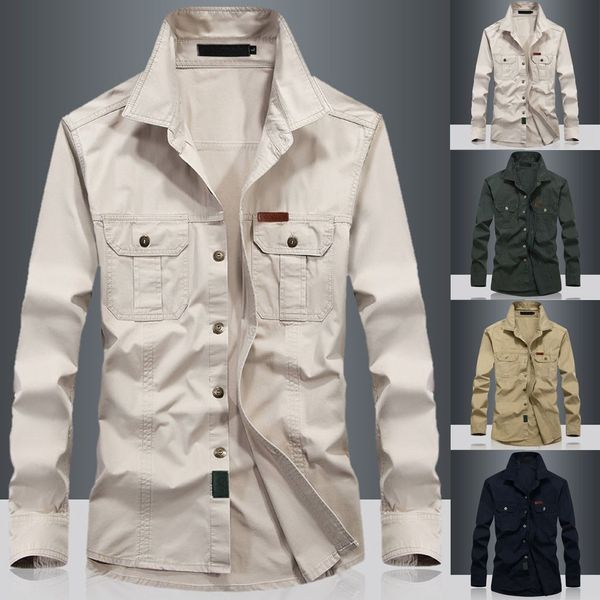 men jackets jackets and coats casual summer solid button long sleeve turn-down collar blouse abrigo hombre invierno #y3, Black;brown
men jackets jackets and coats casual summer solid button long sleeve turn-down collar blouse abrigo hombre invierno #y3, Black;brown