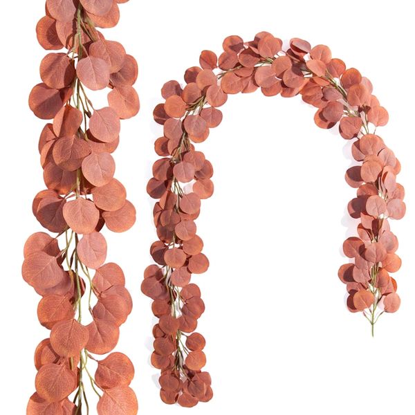 2pack 6.5 feet artificial silver dollar eucalyptus leaves garland 164 pcs autumn leaves garland for home wedding party christmas
2pack 6.5 feet artificial silver dollar eucalyptus leaves garland 164 pcs autumn leaves garland for home wedding party christmas