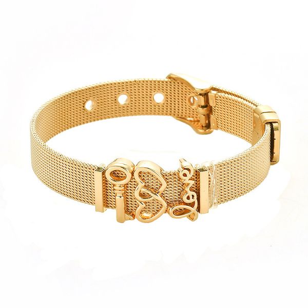 love lovers bracelet stainless steel watchband bracelet hand decorate, Golden;silver
love lovers bracelet stainless steel watchband bracelet hand decorate, Golden;silver