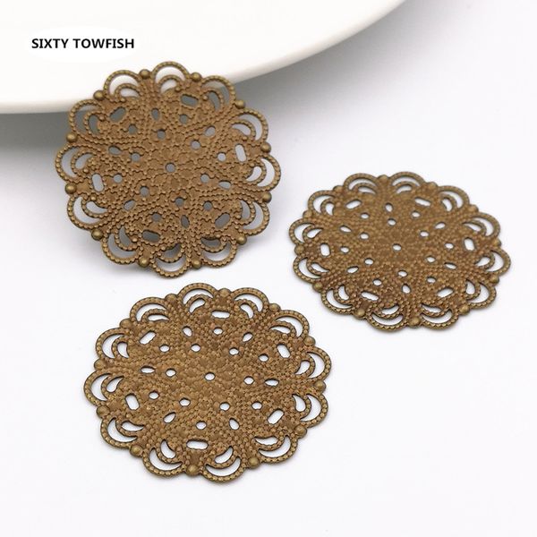 50pcs/lot round flowers charms silver/antique bronze size 30mm copper diy jewelry accessories findings base pendant settings, Bronze;silver
50pcs/lot round flowers charms silver/antique bronze size 30mm copper diy jewelry accessories findings base pendant settings, Bronze;silver