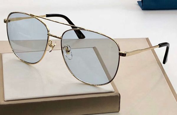 light blue pilot sunglasses gold frame 0410 men sunglasses eyewear uv400 protection lens new with box, White;black
light blue pilot sunglasses gold frame 0410 men sunglasses eyewear uv400 protection lens new with box, White;black