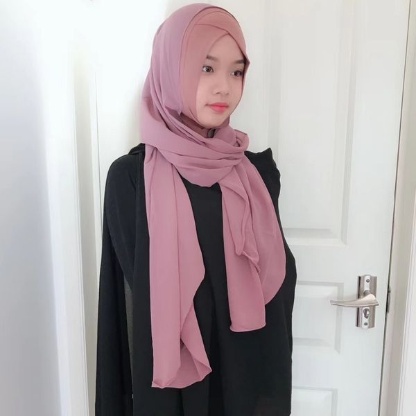 women long muslim crossover hijab scarf shawl chiffon islamic headscarf female muslim head scarf two sets inner hijab+scarf, Red
women long muslim crossover hijab scarf shawl chiffon islamic headscarf female muslim head scarf two sets inner hijab+scarf, Red