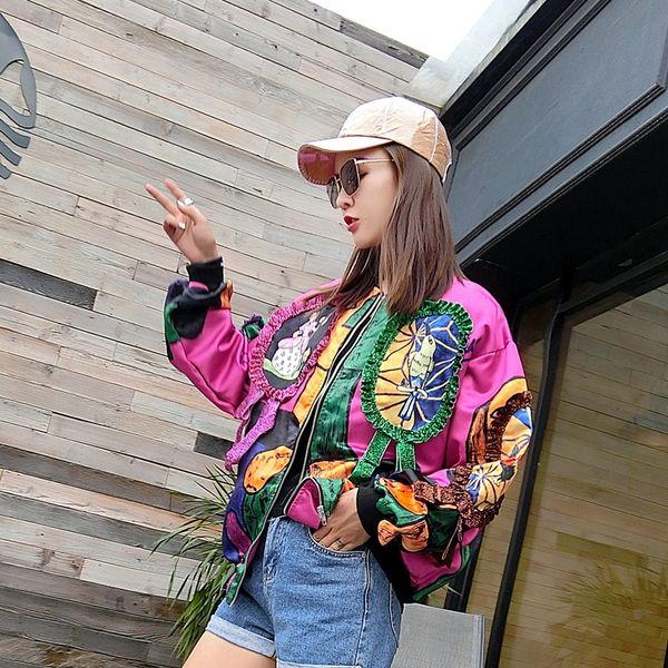 sexemara fashion the new loose wild leisure baseball uniform jacket ing, Black;brown
sexemara fashion the new loose wild leisure baseball uniform jacket ing, Black;brown